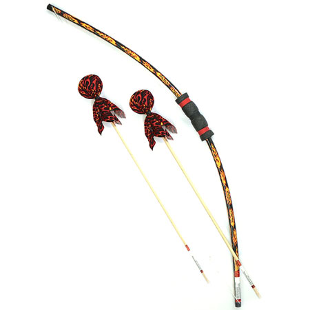 Flame Bow Arrows Set With Bulls Eye Best For Ages 6 To 8