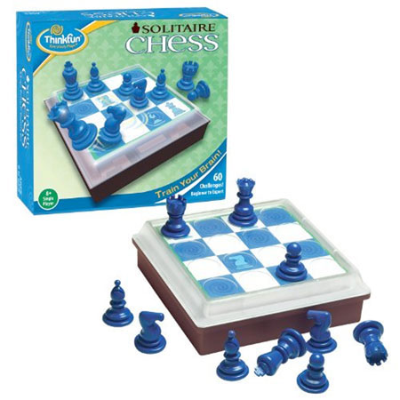 2010 ThinkFun Solitaire Chess Logic Puzzle Board Game for sale online