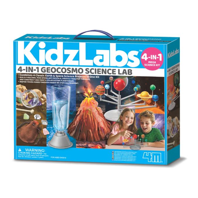 4M KidzLabs 4 in 1 Geocosmo Science Lab - Best for Ages 8 to 12