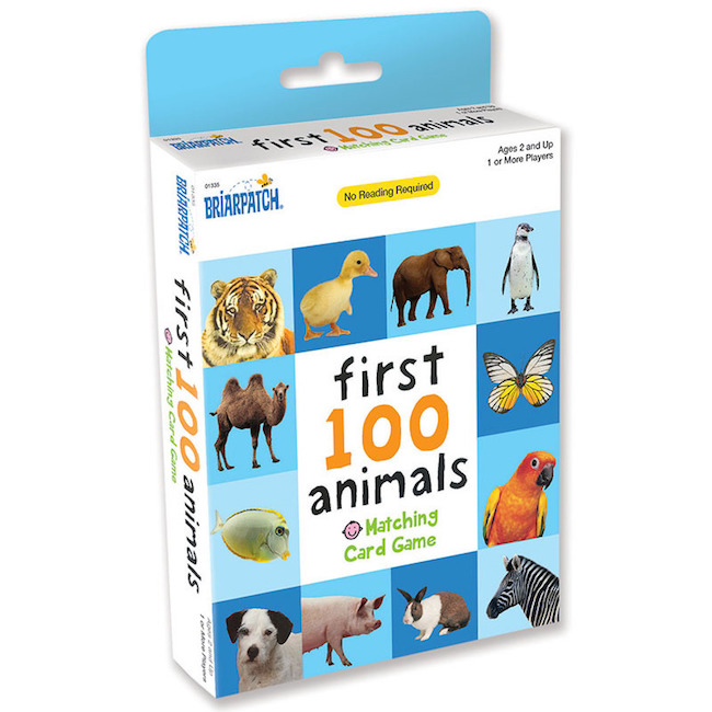 First 100 Animals Matching Card Game - Best for Ages 2 to 4