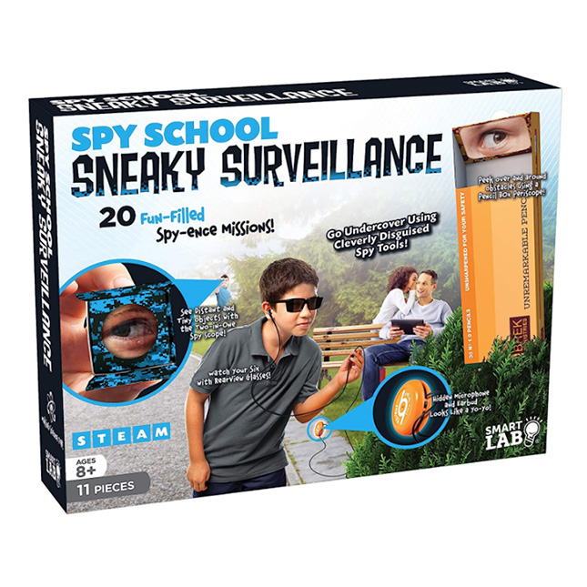 Smart Lab Spy School - Sneaky Surveillance - Best for Ages 8 to 12