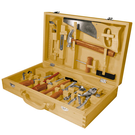 Woodman Carpenter Carry Case - - Fat Brain Toys