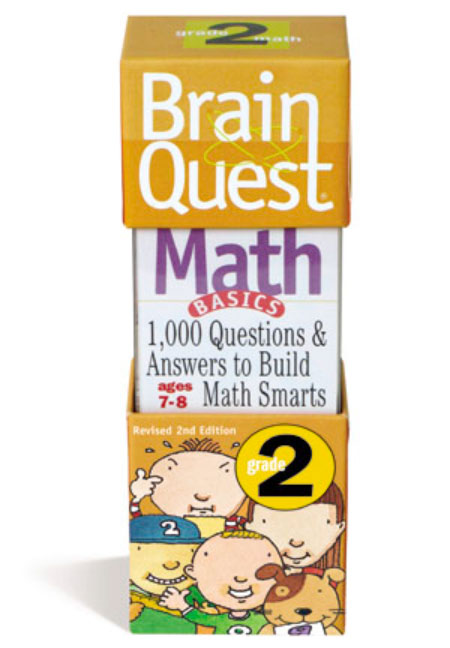 Brain Quest Math - Grade 2 - - Fat Brain Toys