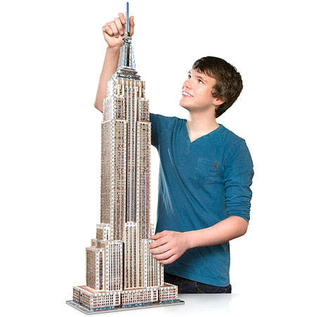 Ravensburger - 3D Puzzle Mini Empire State Building, 54 Pezzi, 8 Anni -  Ravensburger - Minis collection - Puzzle 3D - Giocattoli