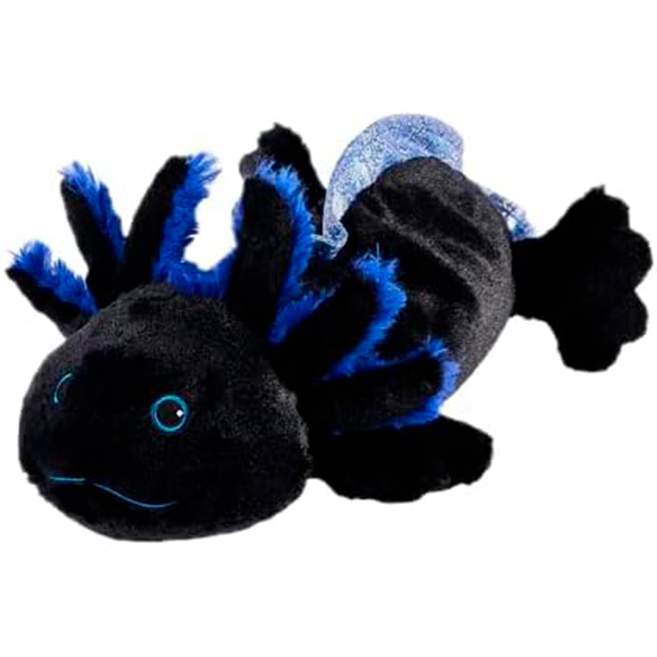 Black Axolotl Warmies - Best Plush for Ages 0 to 12 - Fat Brain Toys