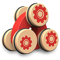 The Tumbler Flip & Push Toy