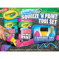 Crayola Sidewalk Press 'N Paint Tool Set