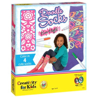 Doodle Socks Knee High