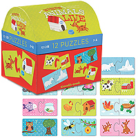 2-Piece First Puzzles - Where Animals Live