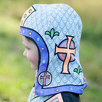 Color A Knight Helmet