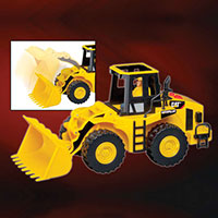 CAT Wheel Loader with Lights, Sounds & Figure
