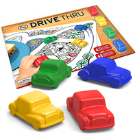 Drive Thru Crayon Car and Placemat Set