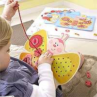 Butterfly Threading Game