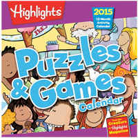 Highlights Trends 2015 Puzzles and Games Calendar