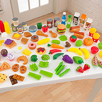 Tasty Treats Pretend Food Set - 115 pc