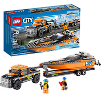 LEGO City Great Vehicles - 4x4 with Powerboat