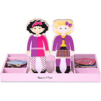 Hailey & Hannah Magnetic Dress-Up Dolls