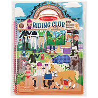 Deluxe Puffy Sticker Album - Horse Scenes