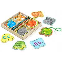 Alphabet Lacing Cards