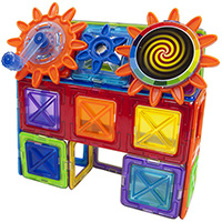 Magformers Magnets In Motion Medium Gear Set