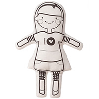 Sophie & Lilli Color Me 18 inch Doll