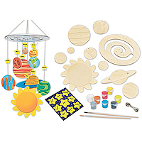 Solar System Mobile Wood Painting Kit