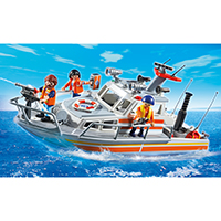 Playmobil Coast Guard - Rescue Boat with Water Hose
