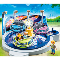 Playmobil Amusement Park - Spinning Spaceship Ride with Lights