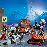 Playmobil Advent Calendar - Fire Rescue Operation with Card Game