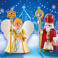 Playmobil Christmas - St. Nicholas and Christmas Angel