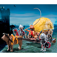 Playmobil Knights Battle - Hawk Knight with Camouflage Wagon