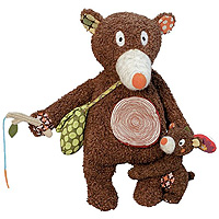 Woodours Daddy & Baby Bear Play Set