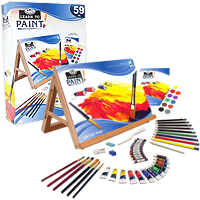Learn to Paint - 59 piece Art Set