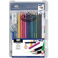 Drawing - 16 piece Art Set
