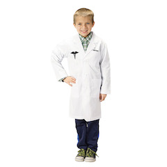 Child's lab 2025 coat personalized