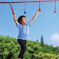 Slackers NinjaLine 36 Ft. Pro Combo Kit with 7 Obstacles -