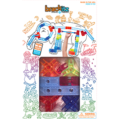 Brackitz Inventor 44 Piece Set - - Fat Brain Toys