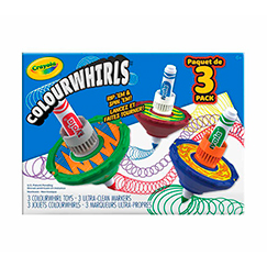 ◆CARLYN◆ Lien 3colors Crayola Colourwhirls - 3 Pack - Best Arts & Crafts for Ages