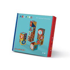 ABC - 123 Wood Blocks - Best Building & Construction for Ages 2 to 4