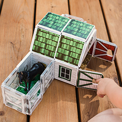 magna tiles farmyard barn