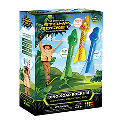 Invento, Stomp Rocket Stunt Planes, Geel, Rood Invento, Stomp Rocket Stunt Planes, Geel, Rood