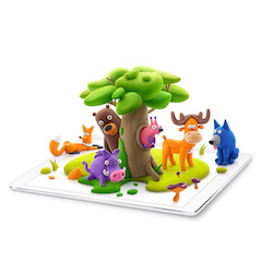 HEY CLAY - Colorful Kids Modeling Air-Dry Clay, 18 Cans with Fun  Interactive App (Bugs)