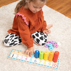 Count and Sort Stacking Tower