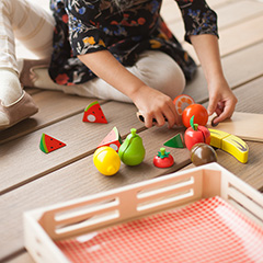 Orchard Fresh Cutting Fruit - - Fat Brain Toys