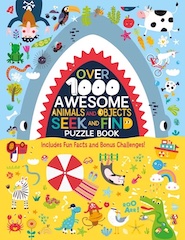 Over 1000 Awesome Animals and Objects Seek and Find Puzzle Book