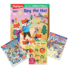 Highlights My First Hidden Pictures 2017 - 4 Book Set