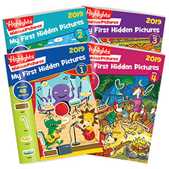 Highlights My First Hidden Pictures 2019 - 4 Book Set