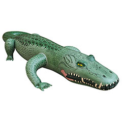 Inflatable Alligator - 62 inch - - Fat Brain Toys