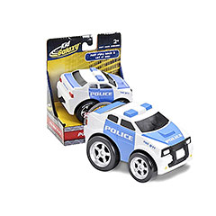 Soft Body Pull-Back Police Car - - Fat Brain Toys