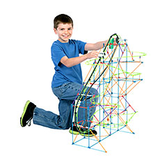 K'NEX Typhoon Frenzy Roller Coaster Building Set - - Fat Brain Toys